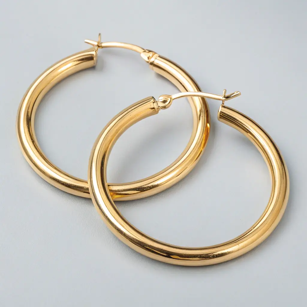 Gold Hoop Earrings