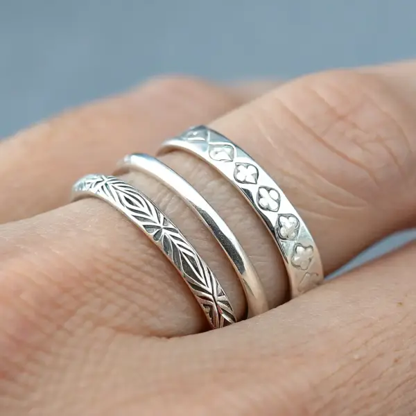 Sterling Silver Stackable Band